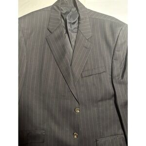 Lauren Ralph Lauren Men's Pinstripe Wool Blend Suit Jacket Blazer Formal